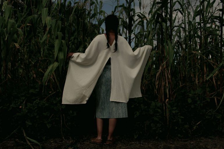 alt= The Netzahualcoyotl Fashion Model. Ana Laura