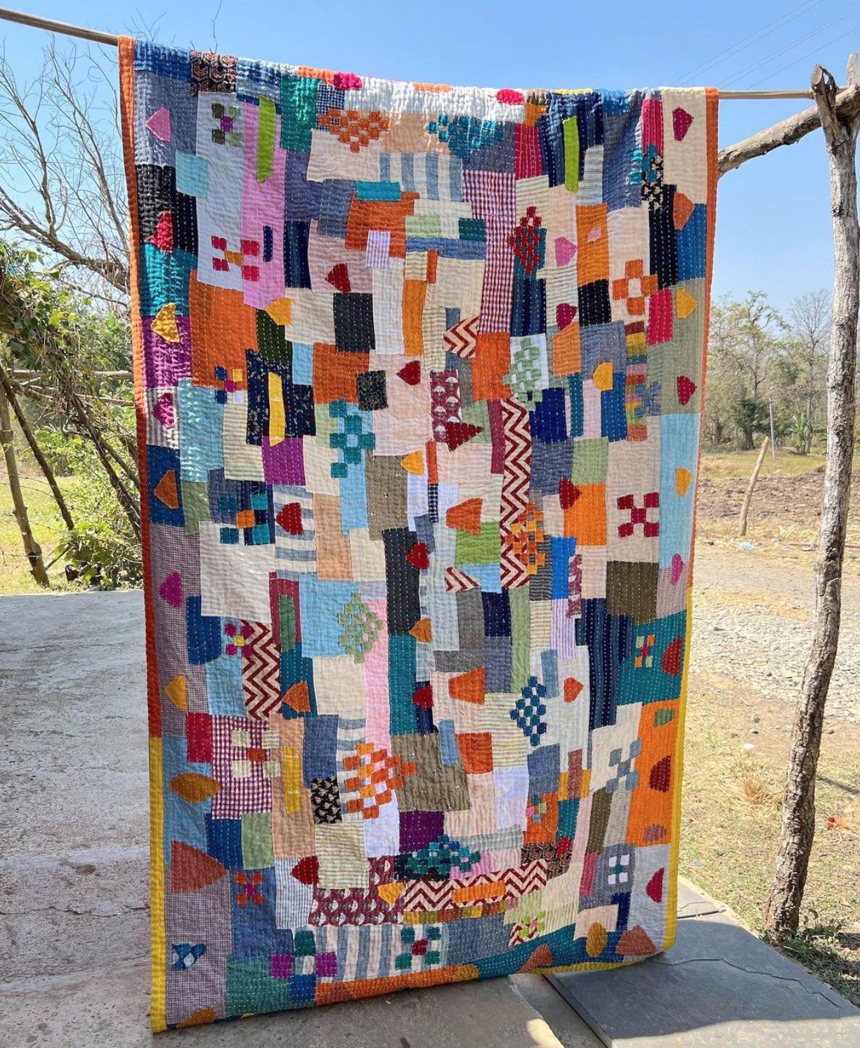alt= siddi quilt textile