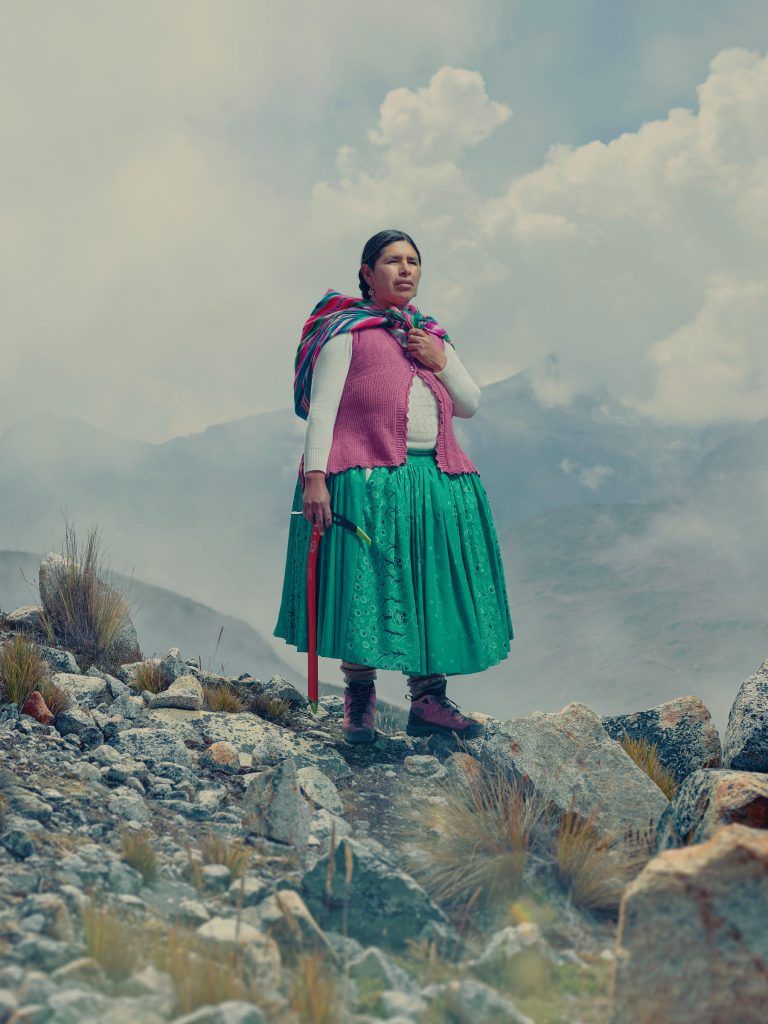 alt= cholita in the mountains_ Le Gist_Tood Antony