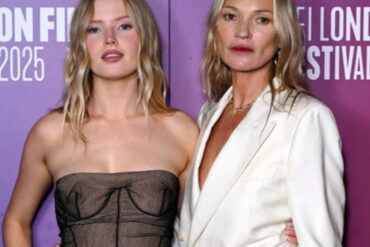 alt= #EllieBamber and #KateMoss at London Film Festival at the red carpet_Le Gist MAgazine OCtober 2025.jpg.